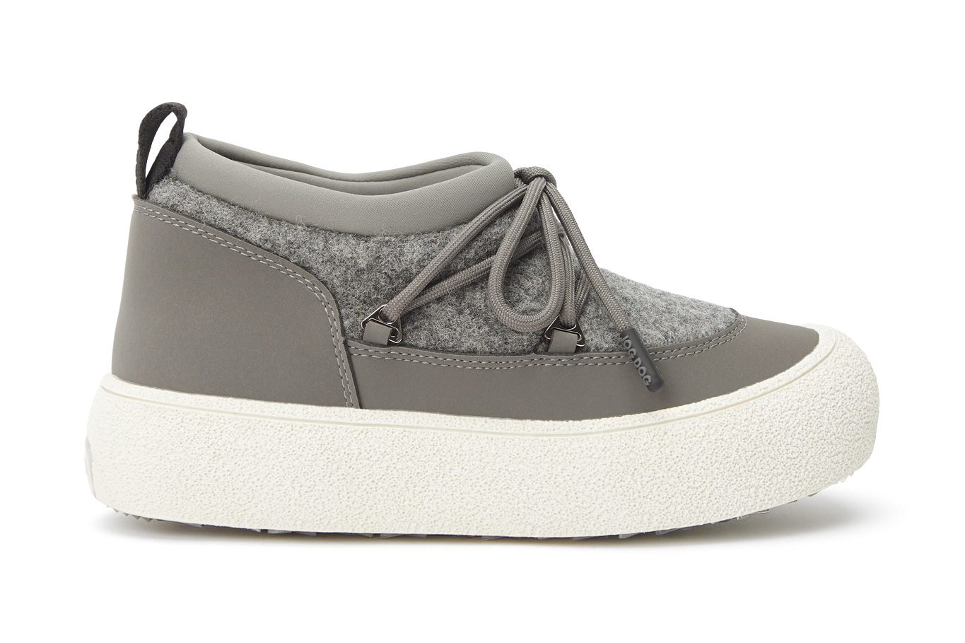 полуботинки 30241AW-0814 серый шерсть, фото 1